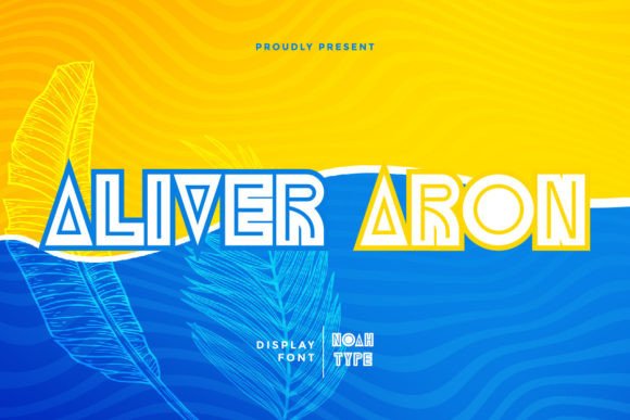 Aliver Aron: A Futuristic Display Font for Bold Digital Identity