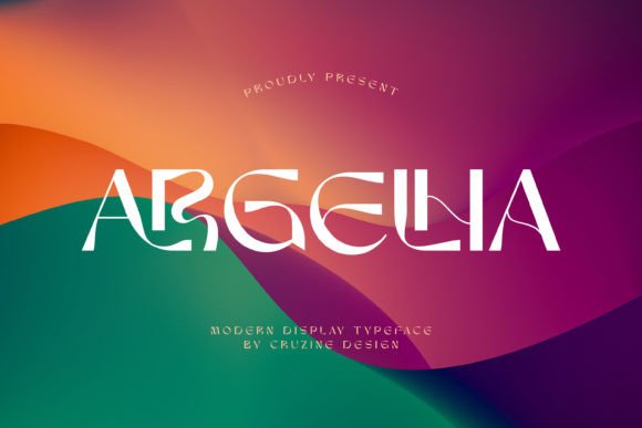 Argelha: A Retro Display Font That Cuts Through the Feed