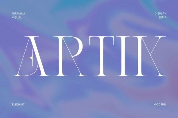 Artik: A Serif Display Font That Elevates Digital Branding