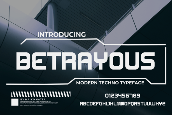 Betrayous Font: A Bold, Modern Display Typeface for Real Branding