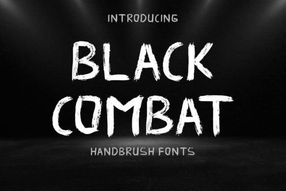 Black Combat: A Bold Display Font for Scroll-Stopping Marketing