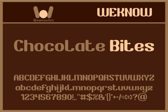 Chocolate Bites: A Display Font That Elevates Editorial Identity