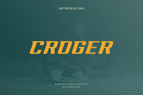 Croger: A Display Font That Moves With Your Story