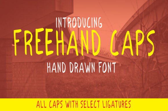 Freehand Caps: A Display Font That Anchors Editorial Mood