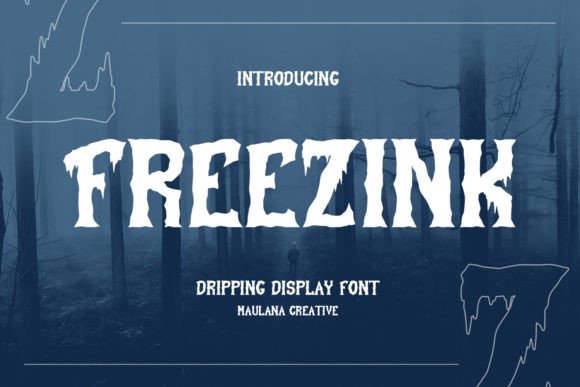 Freezink: A Display Font with Urban Edge for Editorial Identity