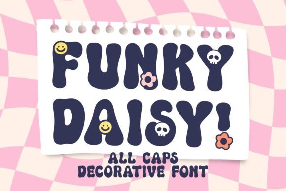 Funky Daisy: A Retro Display Font That Stands Out in Fast-Scrolling Feeds