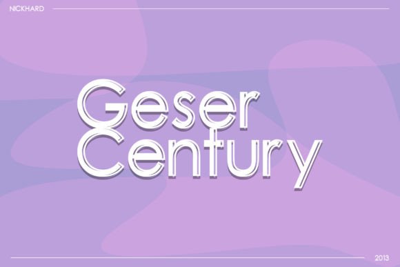 Geser Century: A Display Font Built for Scroll-Stopping Clarity