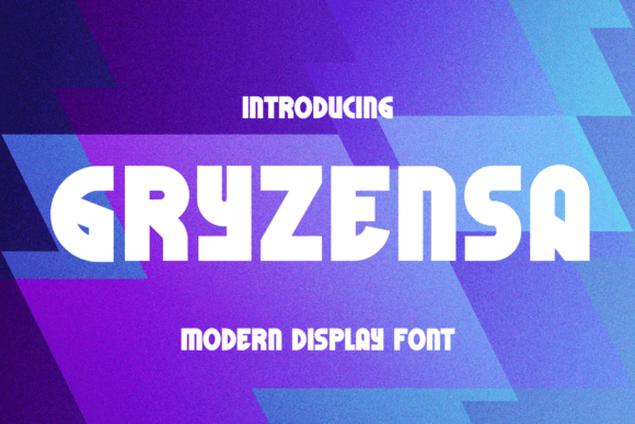 Gryzensa: A Display Font with Quiet Confidence