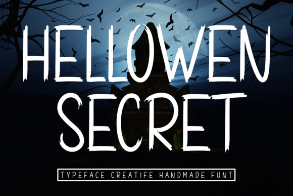 Hellowen Secret: A Friendly Display Font for Campaign Warmth