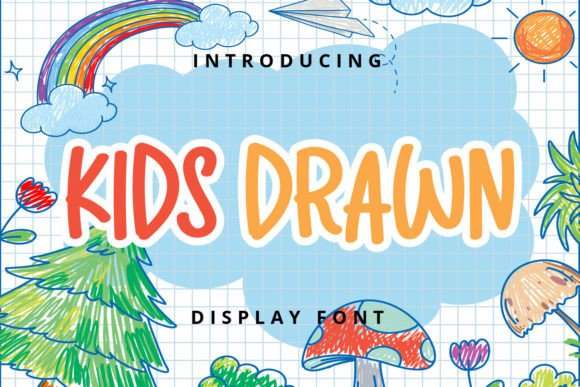 Kids Drawn: A Playful Display Font That Fits Real Campaigns