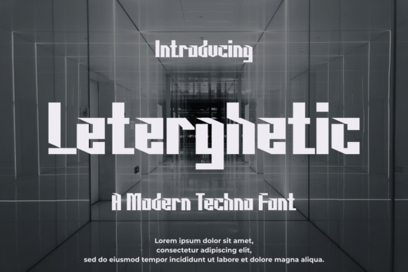 Leterghetic: A Display Font That Commands Attention