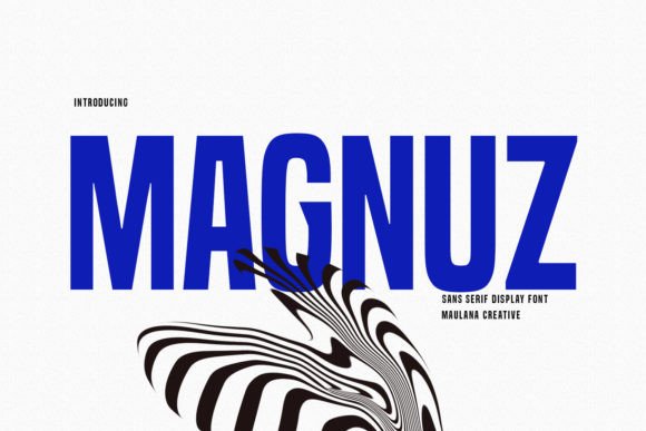 Magnuz: A Clean, Sophisticated Display Font for Modern Branding