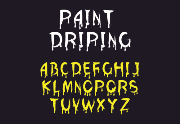 Paint Driping: A Horror-Inspired Display Font That Works—When Used Right