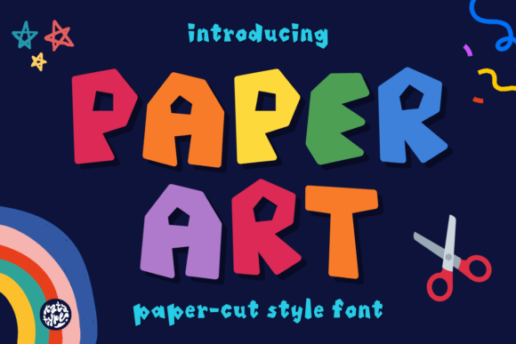 Paper Art Font: A Playful, Professional Display Typeface for Small Businesses