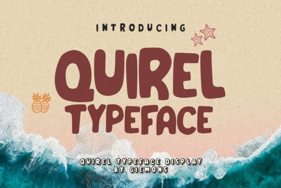 Quirel: A Playful Handwritten Display Font for Whimsical Branding
