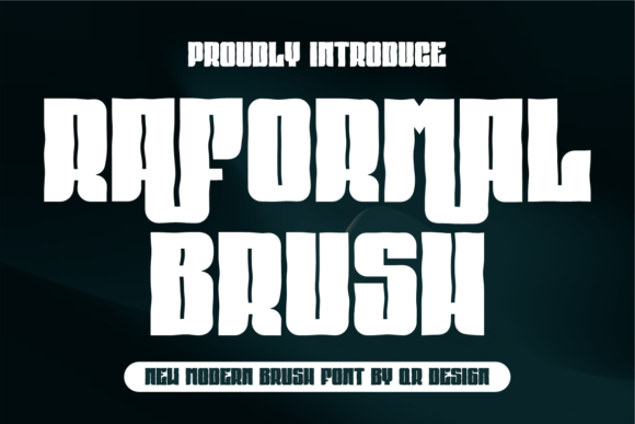 Raformal Brush: A Display Font with Editorial Warmth