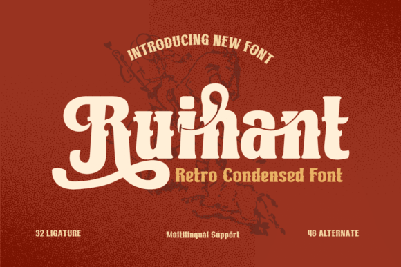 Ruihant: A Vintage Display Typeface for Distinctive Web Design