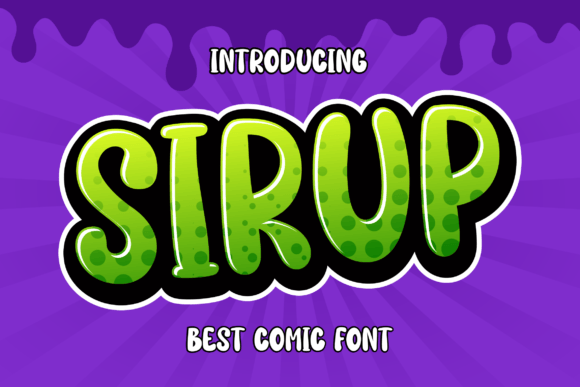 Sirup Display Font for Handmade Brands & Printables