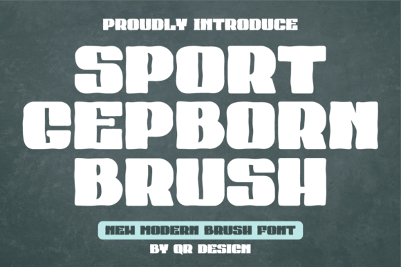Sport Gepborn Brush: A Bold Display Font for Scroll-Stopping Campaigns