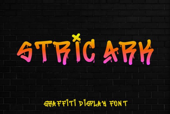 Stric Ark: A Street-Style Display Font That Actually Works