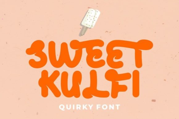 Sweet Kulfi: A Playful Display Font for Digital Branding