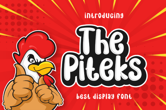The Piteks: A Bold Display Font That Builds Brand Trust