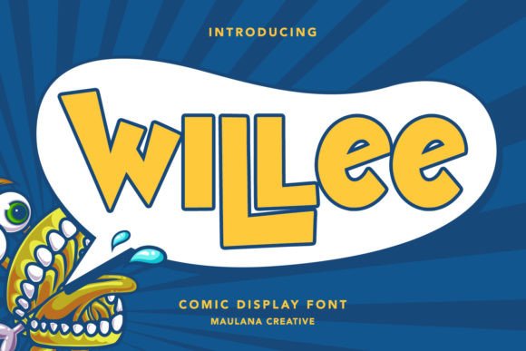 Willee: A Playful Display Font That Feels Like a Smile on the Page