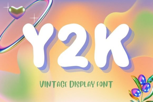 Y2k Font: A Display Typeface for Bold Digital Identity
